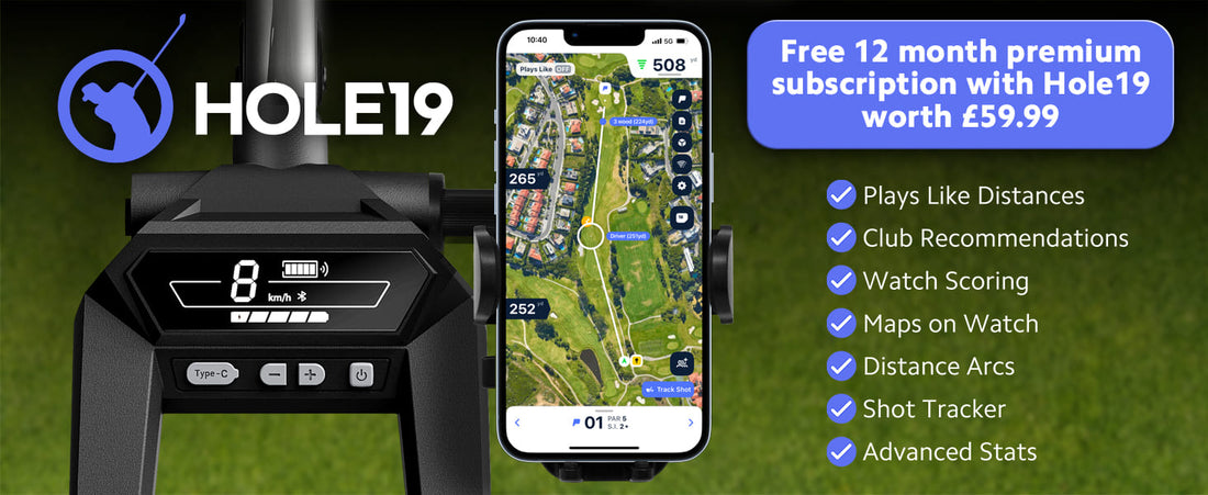 Turn Your NAVEE Electric Golf Trolley into a GPS Golf Trolley with Hole19