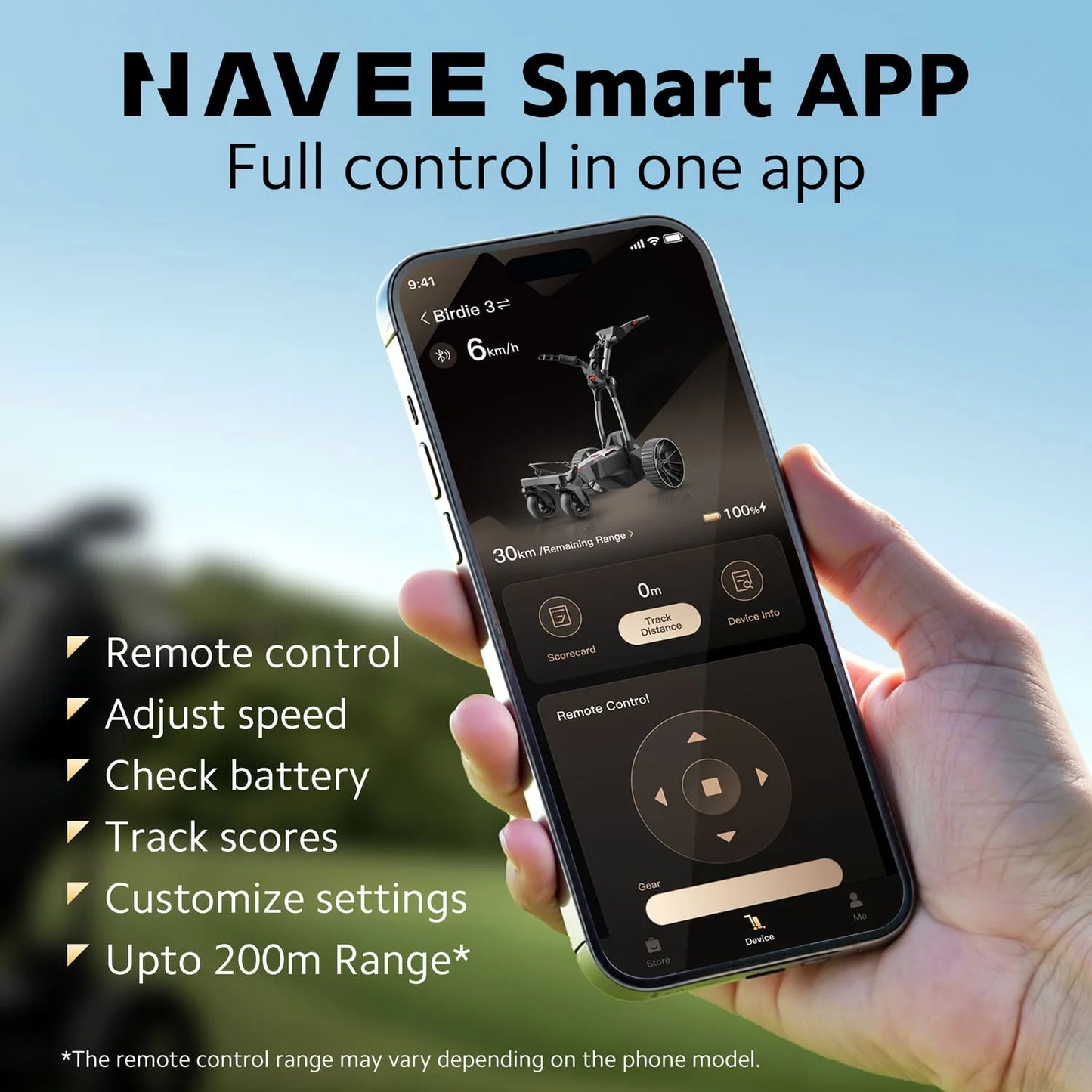 Birdie 3 - Electric Golf Trolley