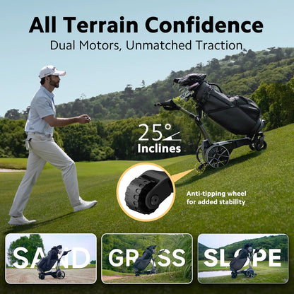 Birdie 3X - Electric Follow Golf Trolley
