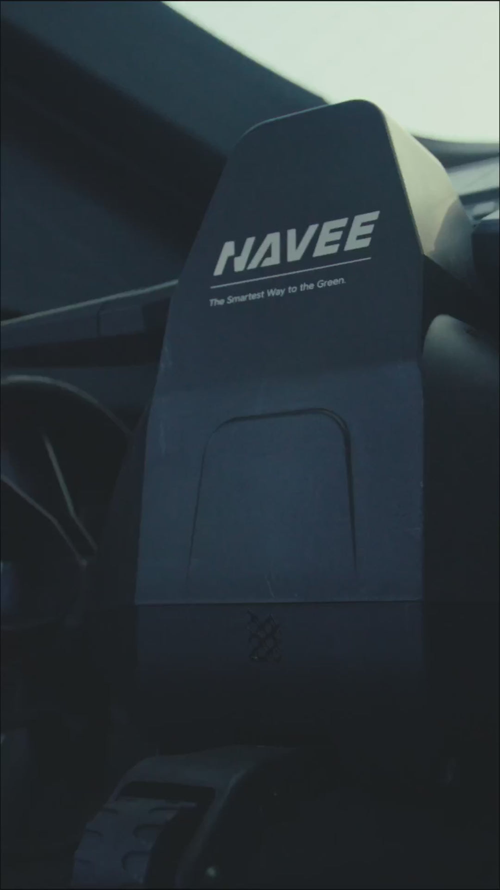 NAVEE electric trolley mobile video